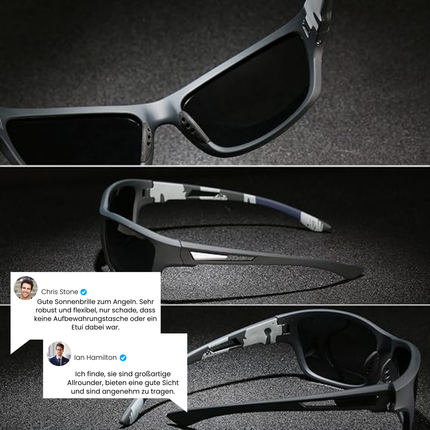 VISTALUX – Polarized Sunglasses with 100% UV Protection and Scratch-Resistant Lenses