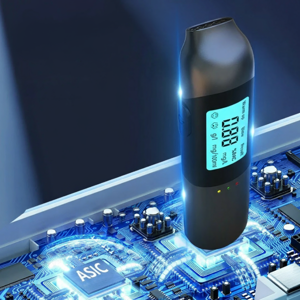 PoliceCheck BAC 5000 - Instant Breathalyzer with USB Rechargeable Sensor 3