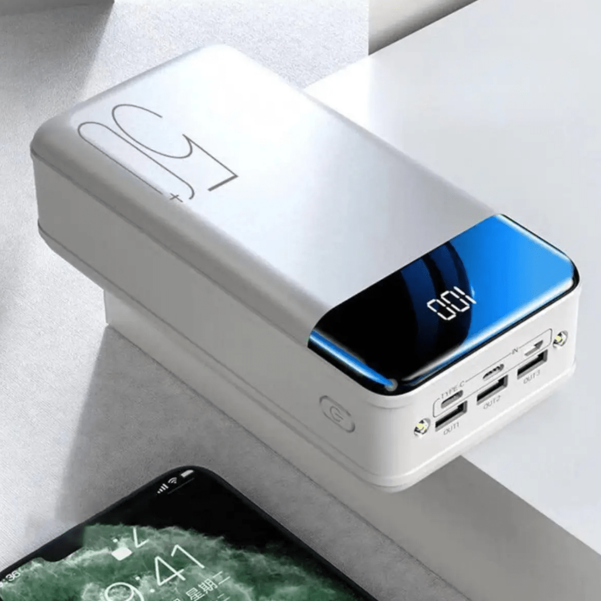 PowerMax Ultra 100K Power Bank | 100,000mAh Capacity | Superfast Charging | Portable Charger for Phones, Tablets & Laptops 1