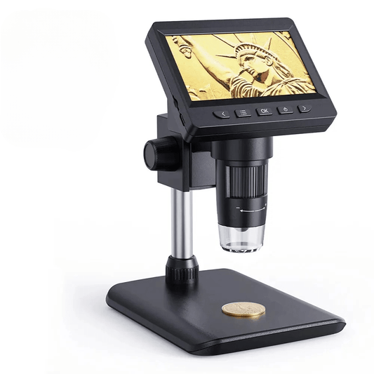 Precision Digital Microscope with 4.3-Inch HD Screen & 1000X Magnification 0