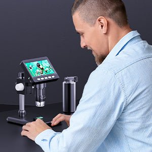 Precision Digital Microscope with 4.3-Inch HD Screen & 1000X Magnification 2
