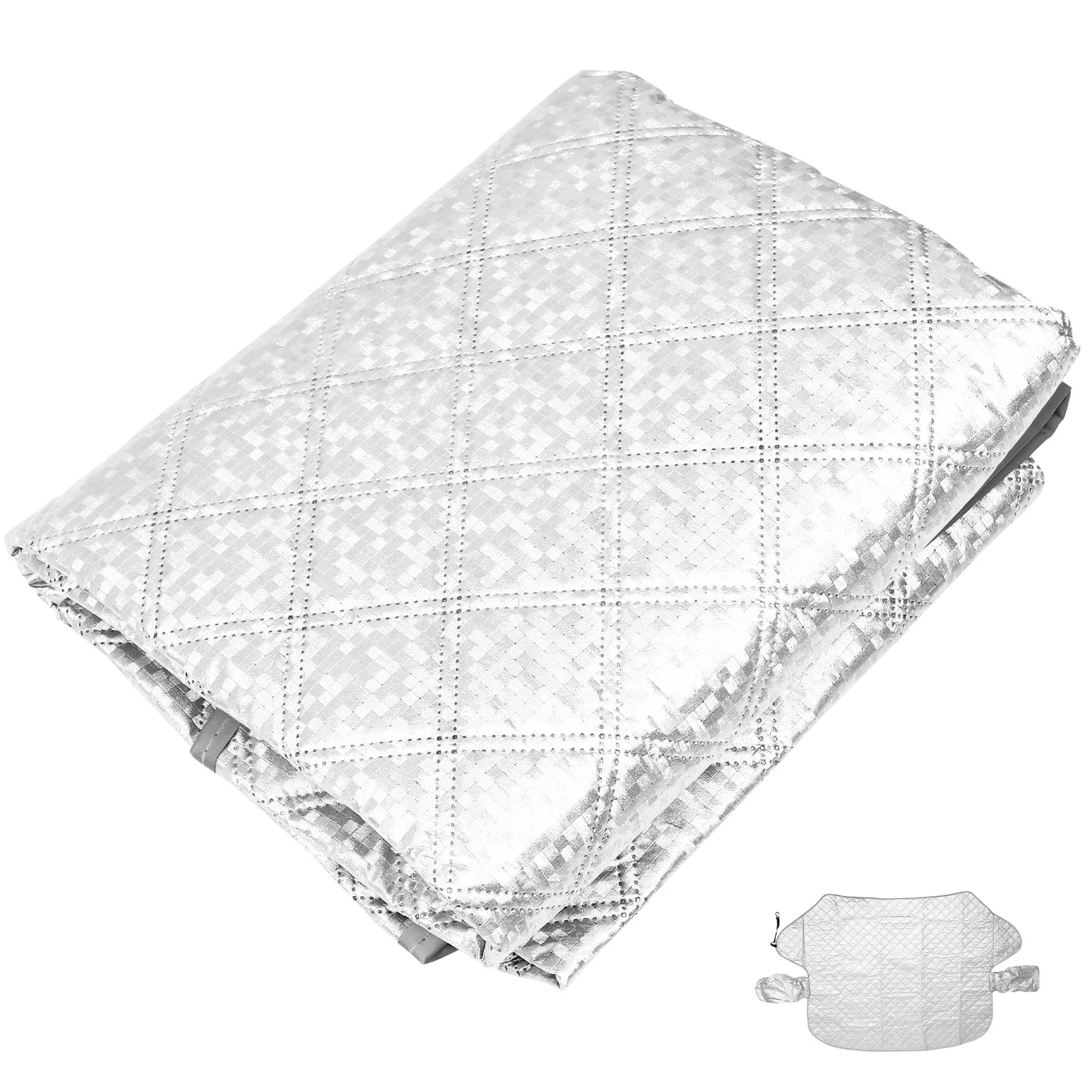 Premium Magnetic Windshield Snow Cover - Waterproof Frost & Sun Protector 2