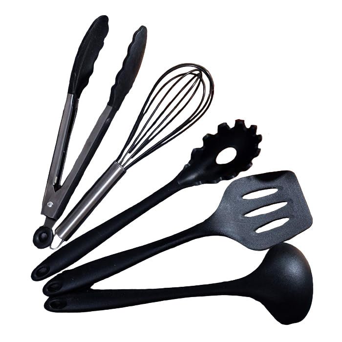 Premium Silicone Kitchen Utensil Set - 15-Piece Heat-Resistant Tools, Spatulas & Ladle 3