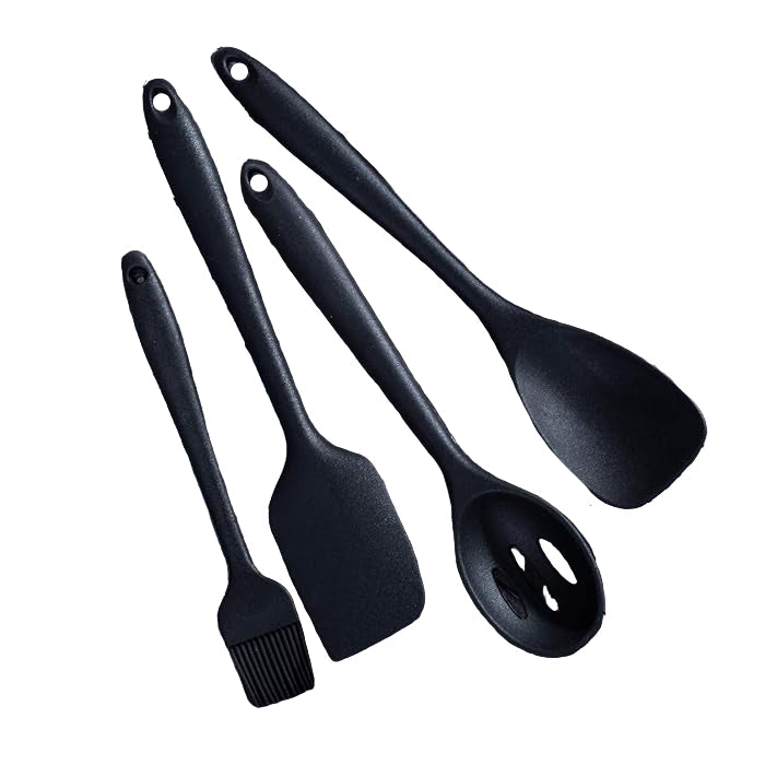 Premium Silicone Kitchen Utensil Set - 15-Piece Heat-Resistant Tools, Spatulas & Ladle 4