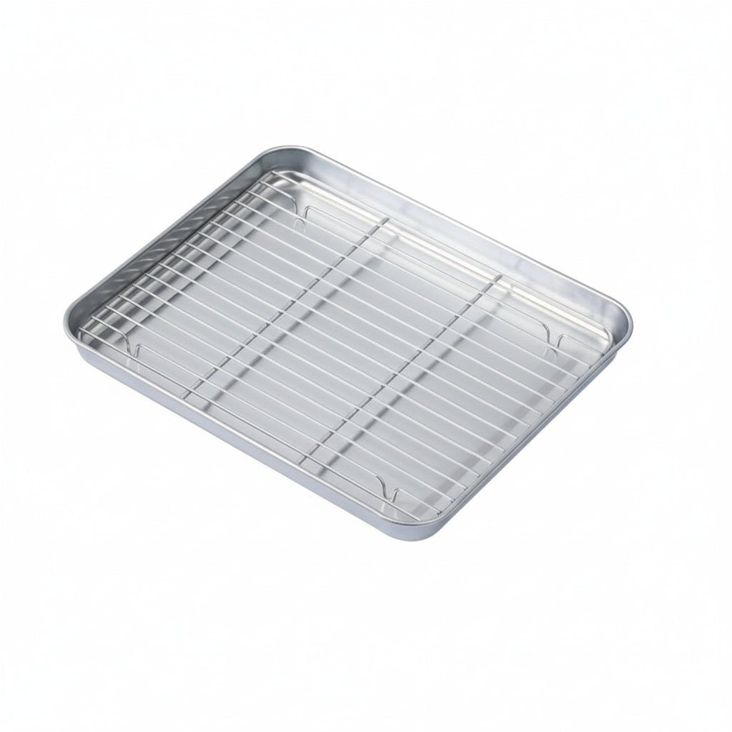 Premium Stainless Steel Baking Sheet & Tray Set for Effortless Cooking 8