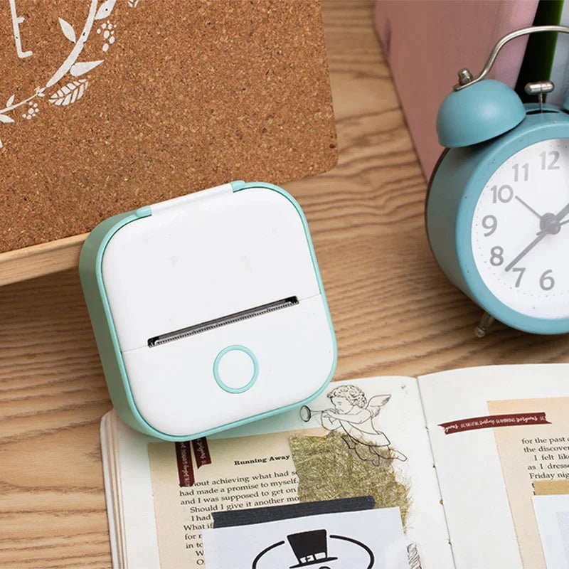 PrintAura Mini Pocket Printer | Portable inkless thermal printer for photos, notes, and documents 0