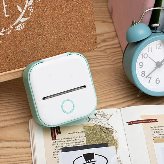 PrintAura Mini Pocket Printer | Portable inkless thermal printer for photos, notes, and documents 0