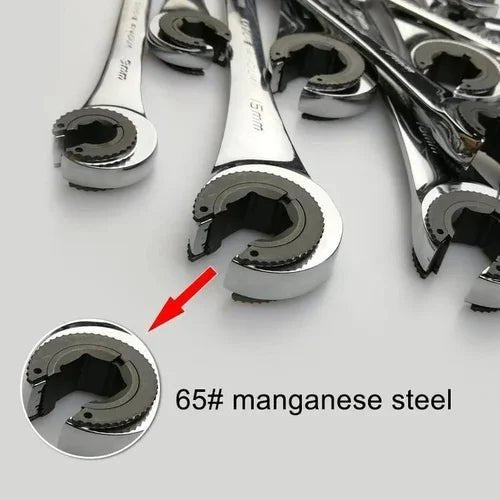 ProWrench - 2-in-1 Flexible Head Ratchet Wrench for Tight Spaces 5