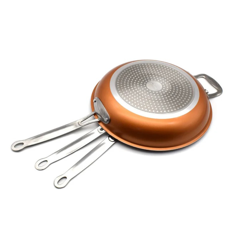 Professional Copper Frying Pan with Non-Stick Coating for Precision Cooking 3