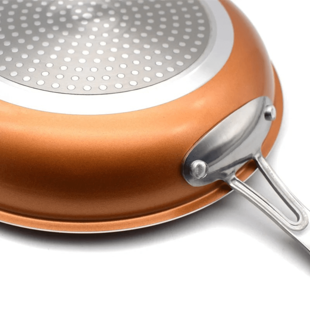 Professional Copper Frying Pan with Non-Stick Coating for Precision Cooking 4