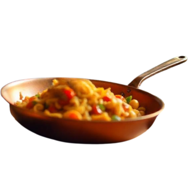 Professional Copper Frying Pan with Non-Stick Coating for Precision Cooking 5