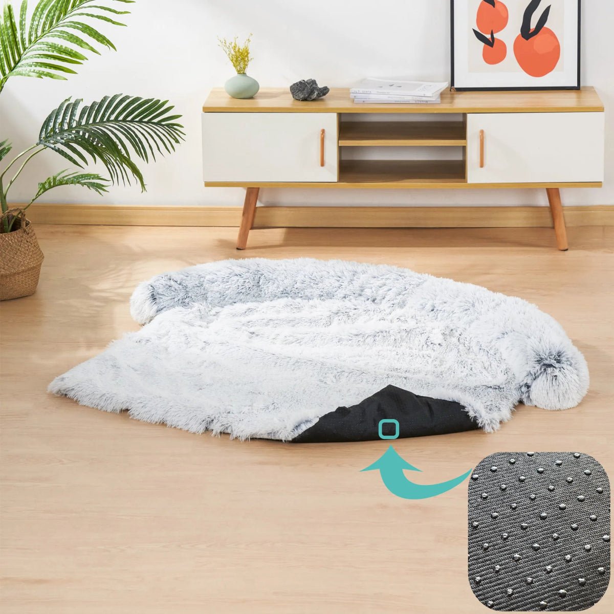 QUEHY PETBED – Washable plush blanket for dogs and cats