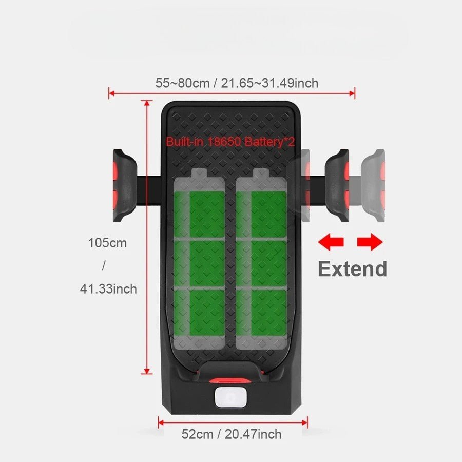 RIDENOVA – All-in-One Bike Gadget with USB Power Bank & Light Control 5