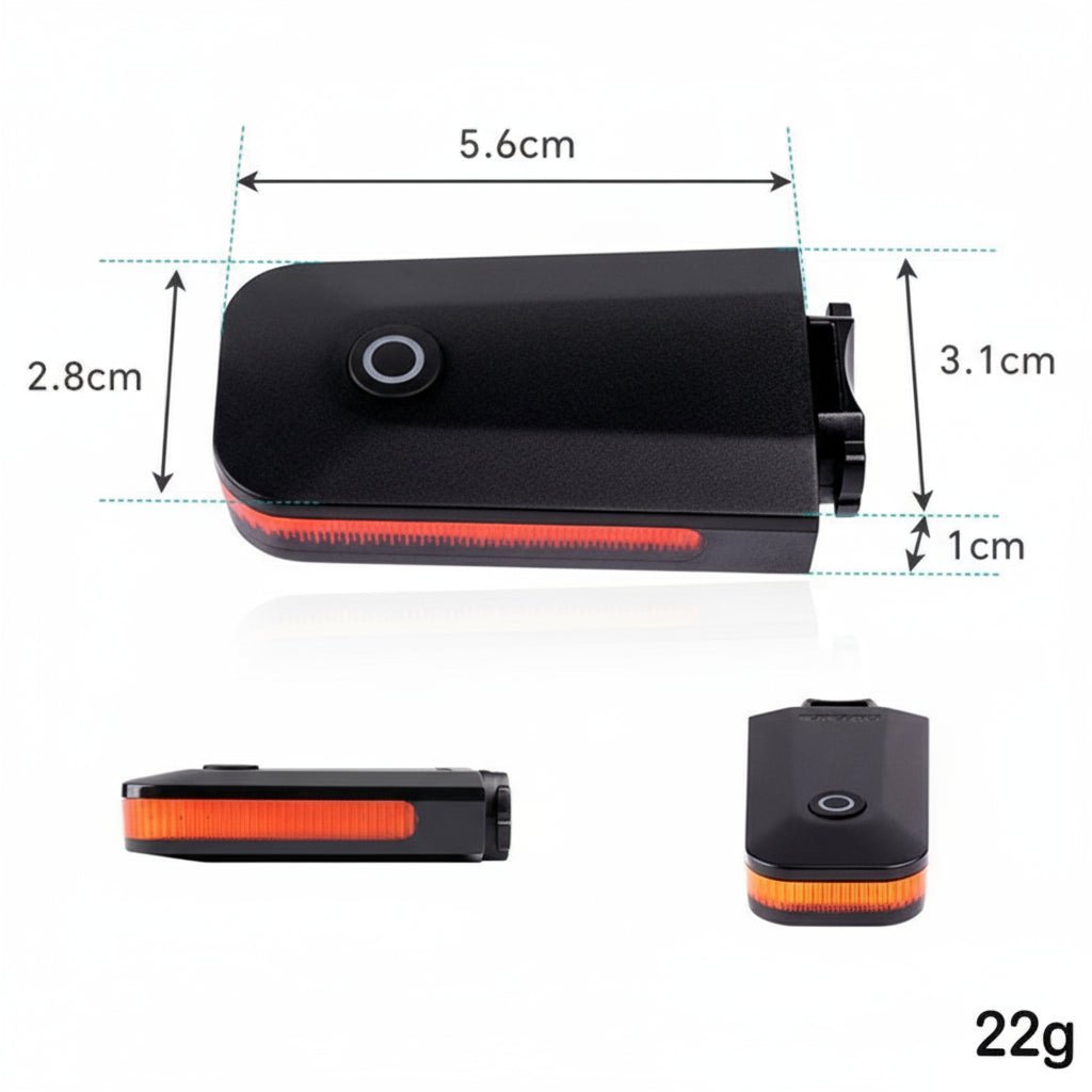 Ravemen CL01 USB Rechargeable Bike Taillight with Auto Brake Sensor & Side Visibility 2