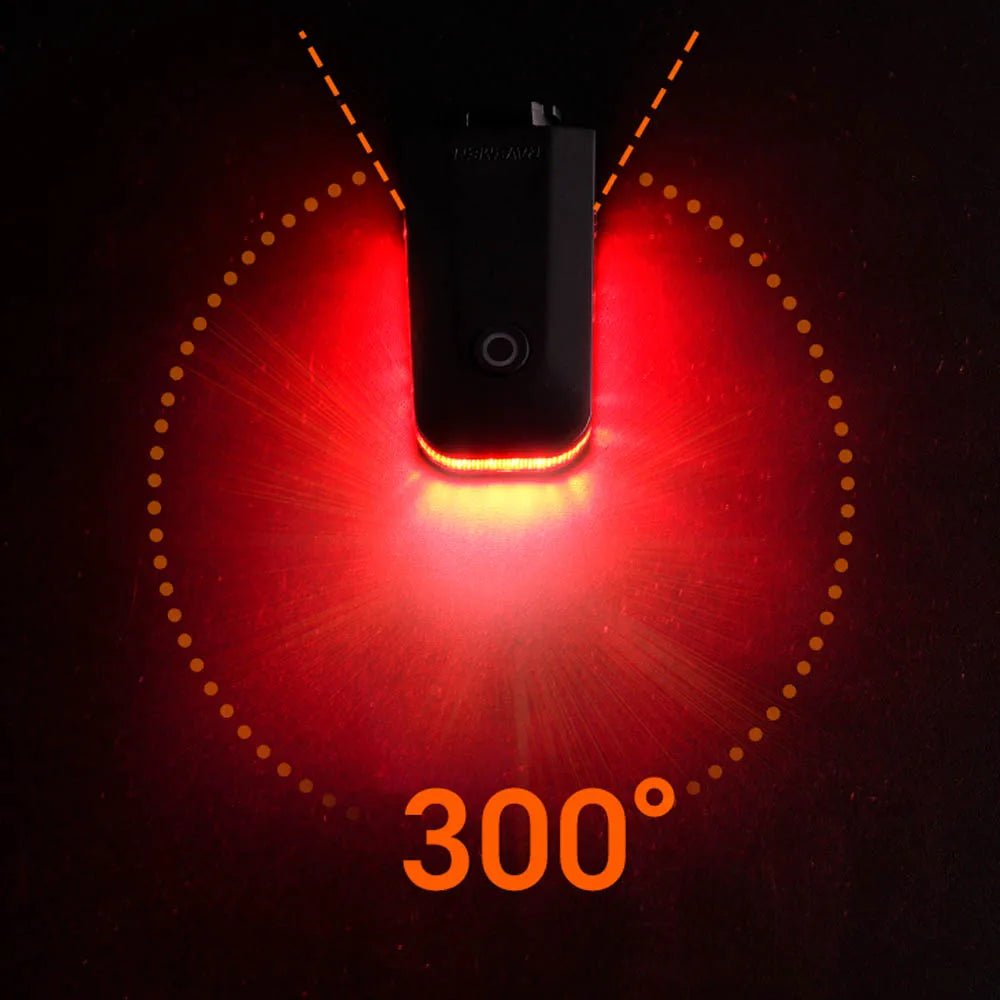 Ravemen CL01 USB Rechargeable Bike Taillight with Auto Brake Sensor & Side Visibility 4