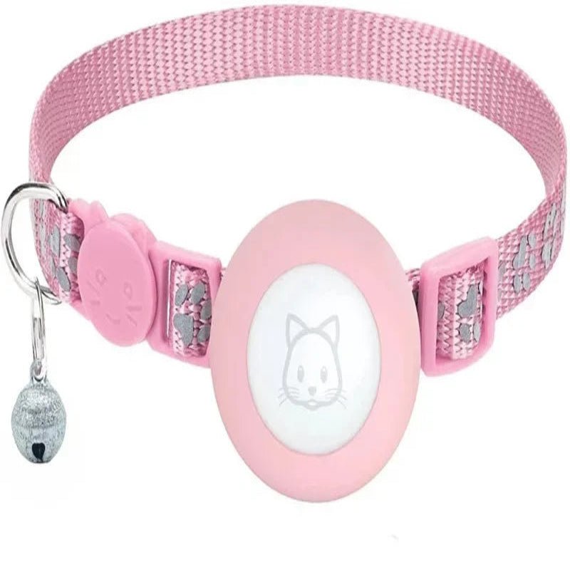 Reflective Cat Collar with Bell, Adjustable Safety Buckle & Airtag Holder 13