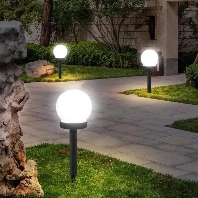 SOLGLO - Ronde LED Solar tuinlamp met automatische lichtregeling