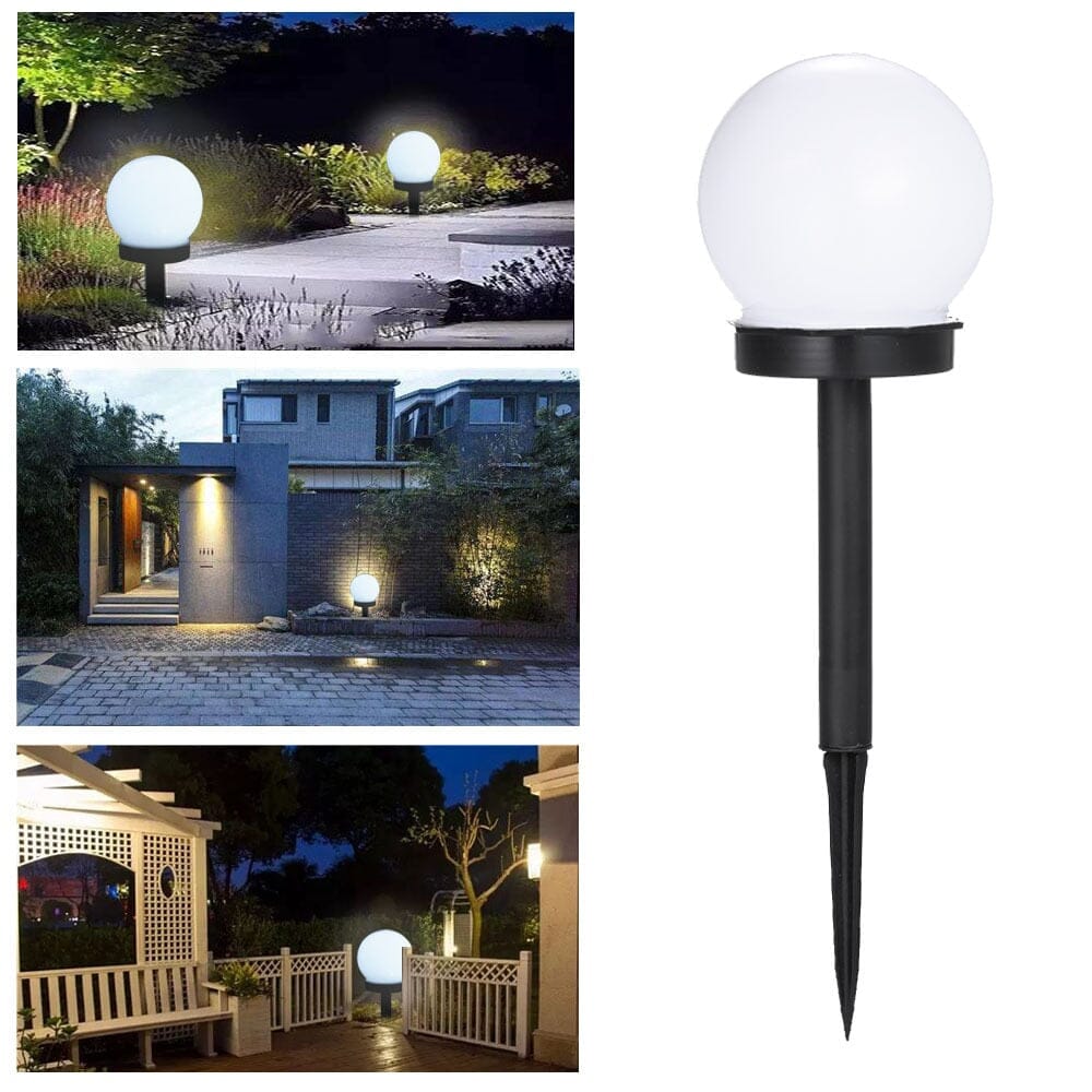 SOLGLO - Ronde LED Solar tuinlamp met automatische lichtregeling