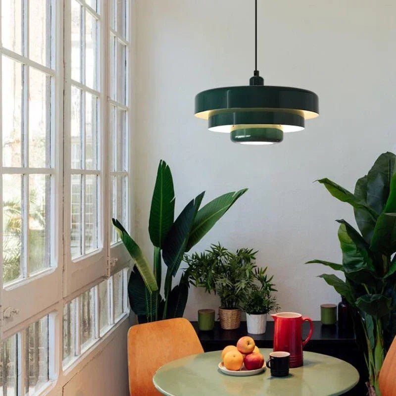 CANDORA – Artistic Macaron Pendant Lamp for Modern Spaces
