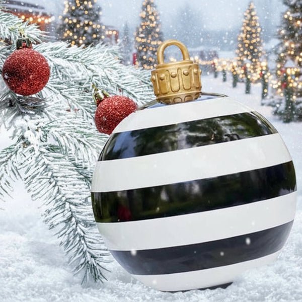 NORDICGLOBE – Large Weather-Resistant Christmas Baubles for Indoor & Outdoor Decor