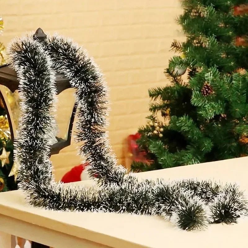 PINEWRAP - Premium Groen Kerstdecoratieband voor Kransen & Boomdecoratie