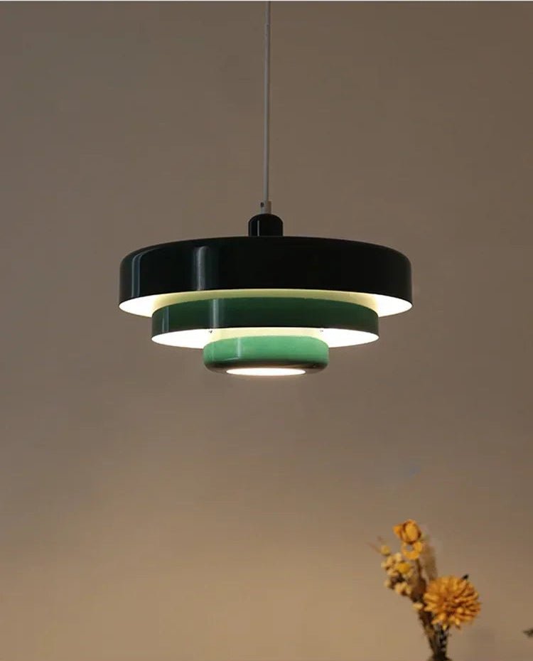 CANDORA – Artistic Macaron Pendant Lamp for Modern Spaces