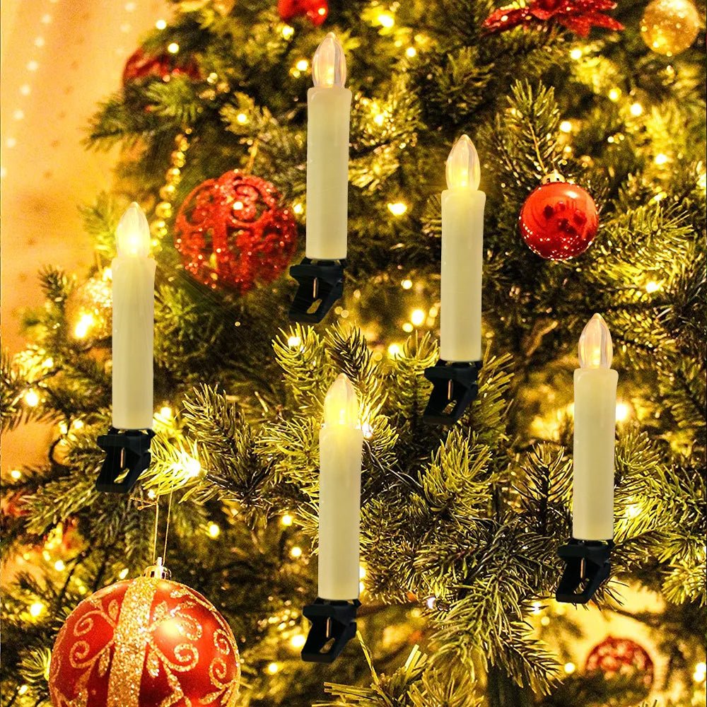 EVERGLOW – Flameless LED Christmas Candles with Gentle Flicker Light