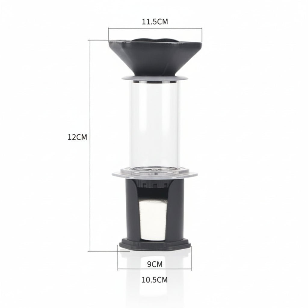 PRESSPRO – Portable French Press Coffee Maker with Durable Reusable Filter