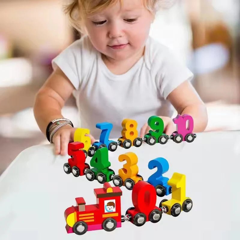 MAGNITRAK – Creative Wooden Magnetic Number Train