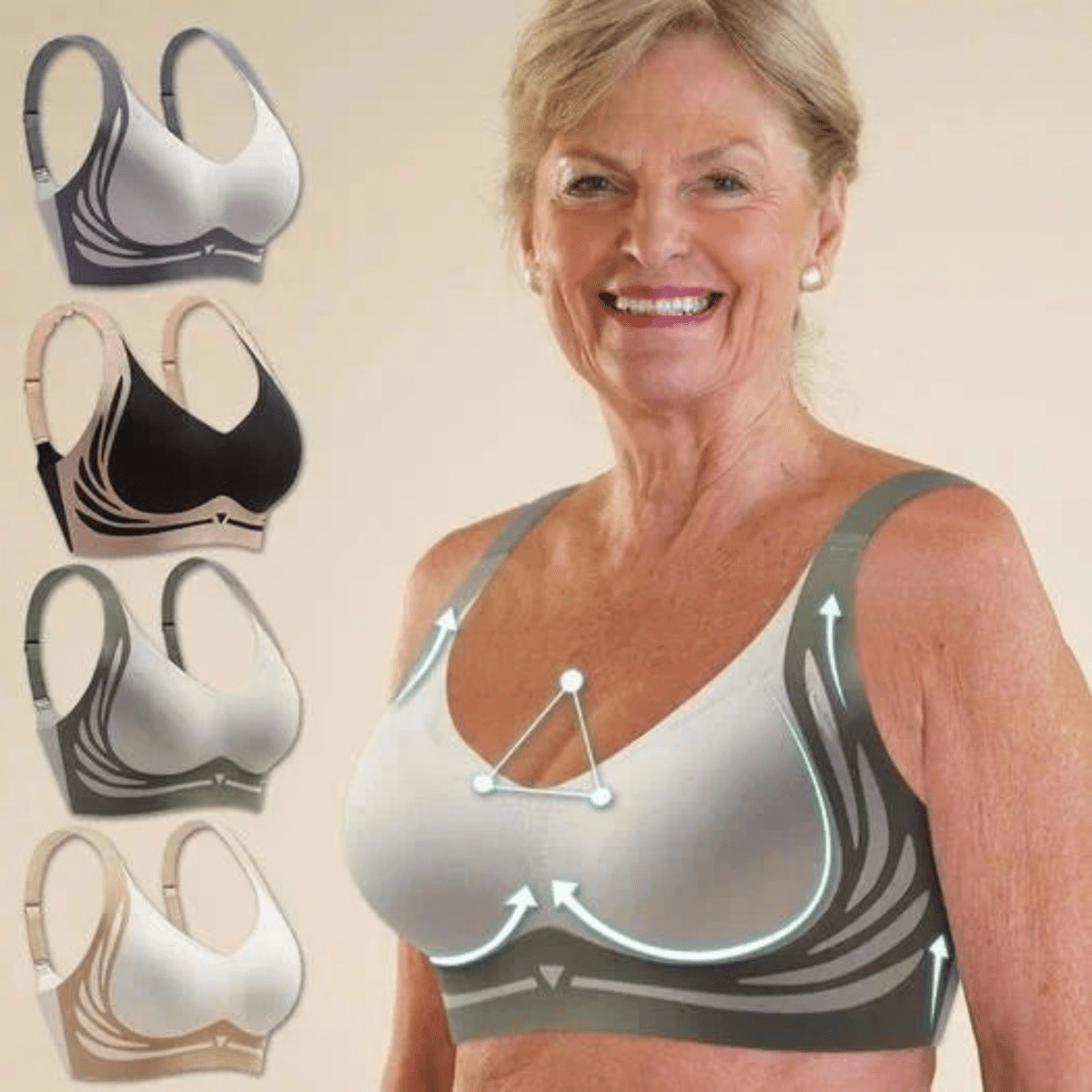 SERENITYFIT – Wireless Bra for All-Day Comfort and Natural Support 1
