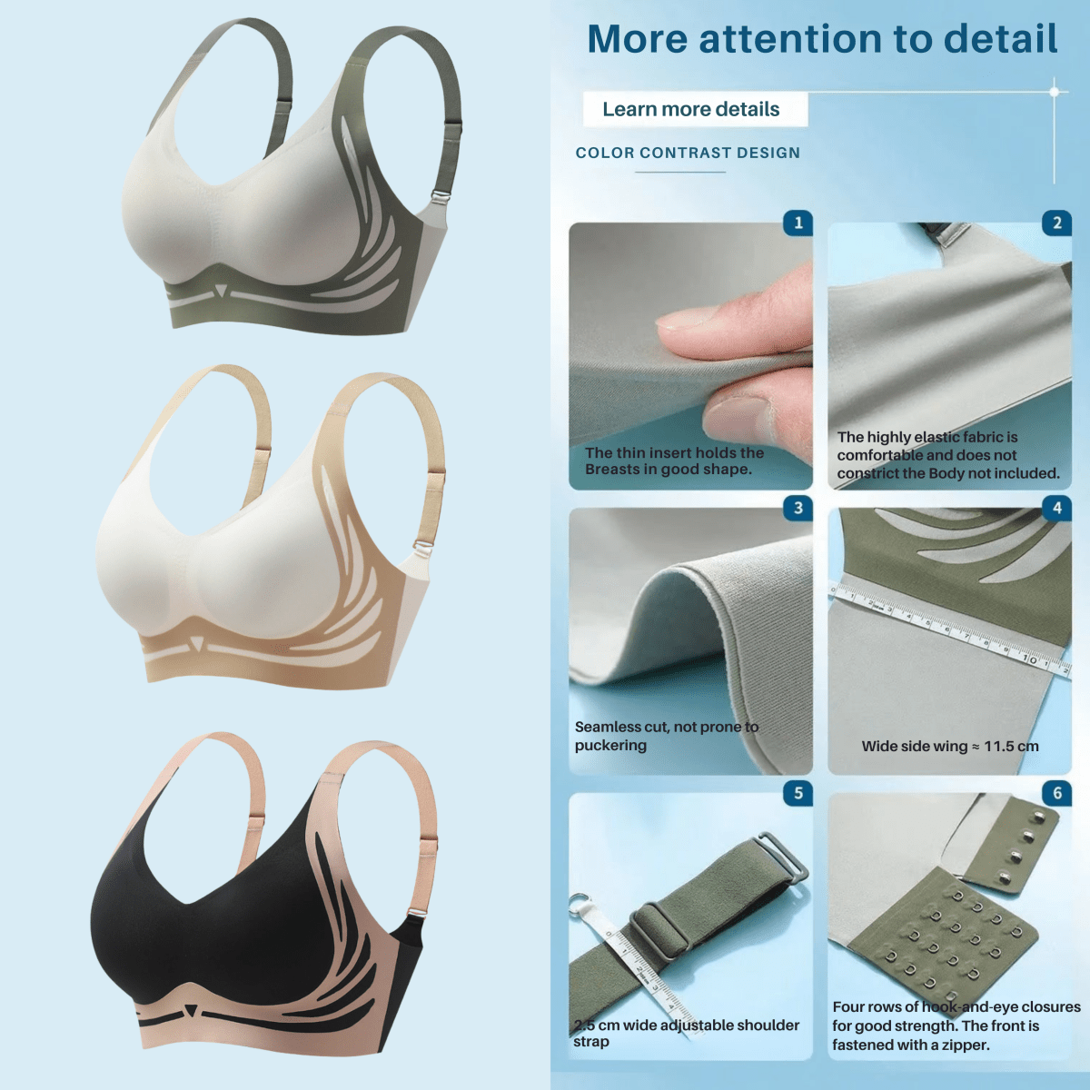 SERENITYFIT – Wireless Bra for All-Day Comfort and Natural Support 4