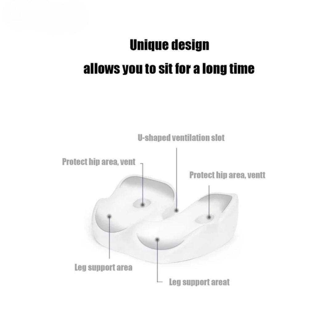 SITRELIEF – Adjustable Memory Foam Seat Cushion for Tailbone & Back Support 3