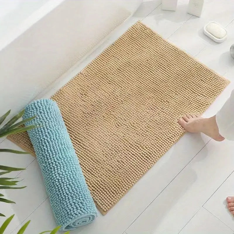 SOFTDRY – Chenille Microfiber Bath Mat with Non-Slip Base 3