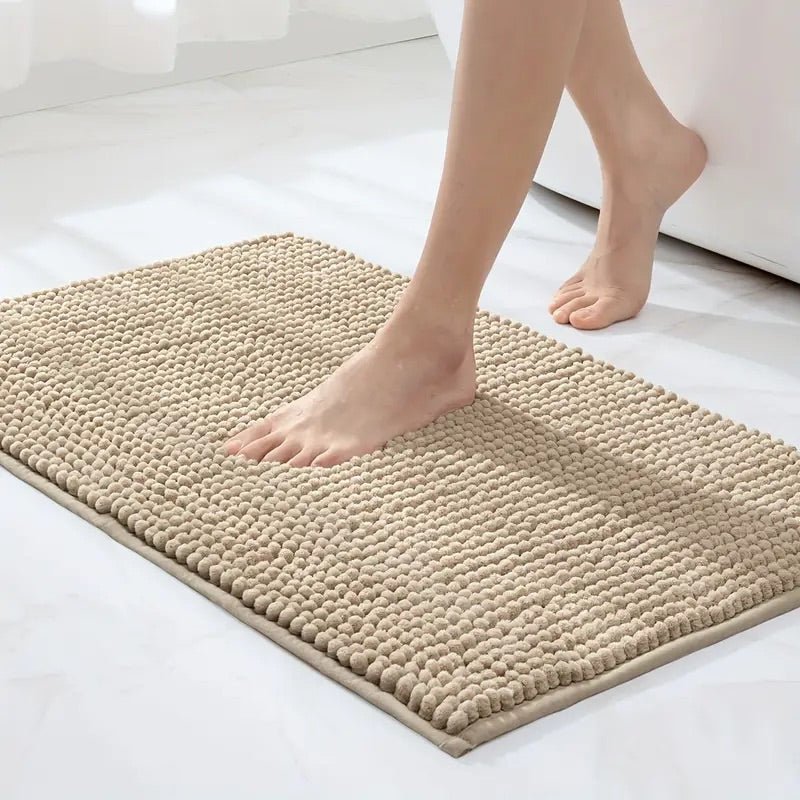 SOFTDRY – Chenille Microfiber Bath Mat with Non-Slip Base 7
