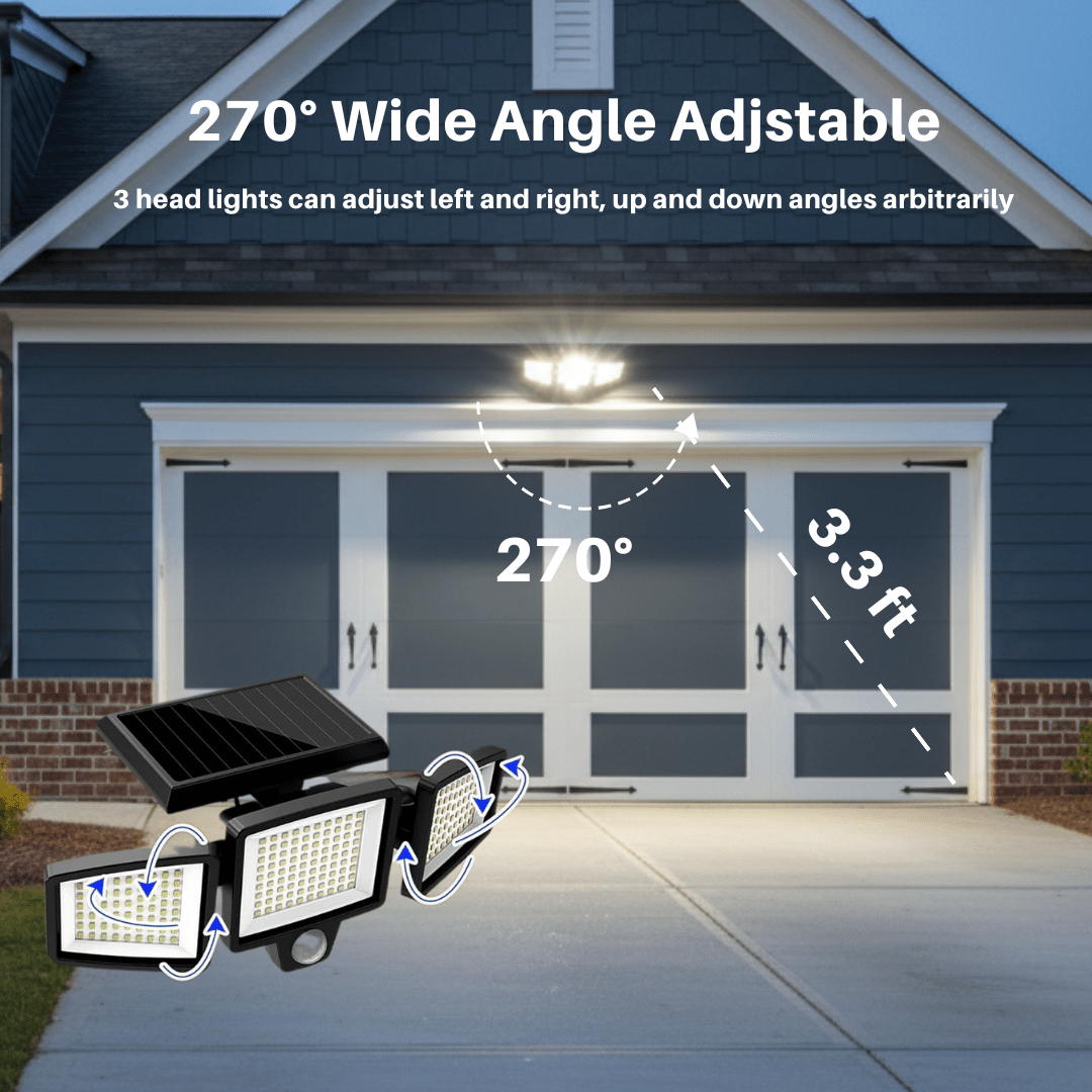 SOLARGUARD – Solar Security Light with Motion Sensor and Remote Control 1