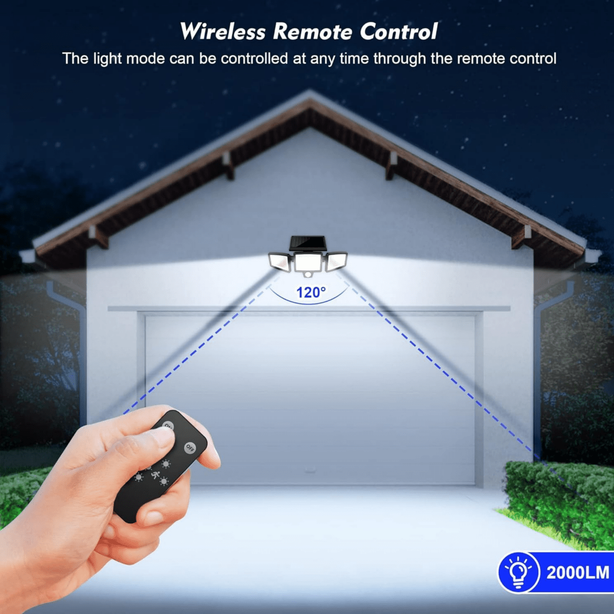 SOLARGUARD – Solar Security Light with Motion Sensor and Remote Control 3