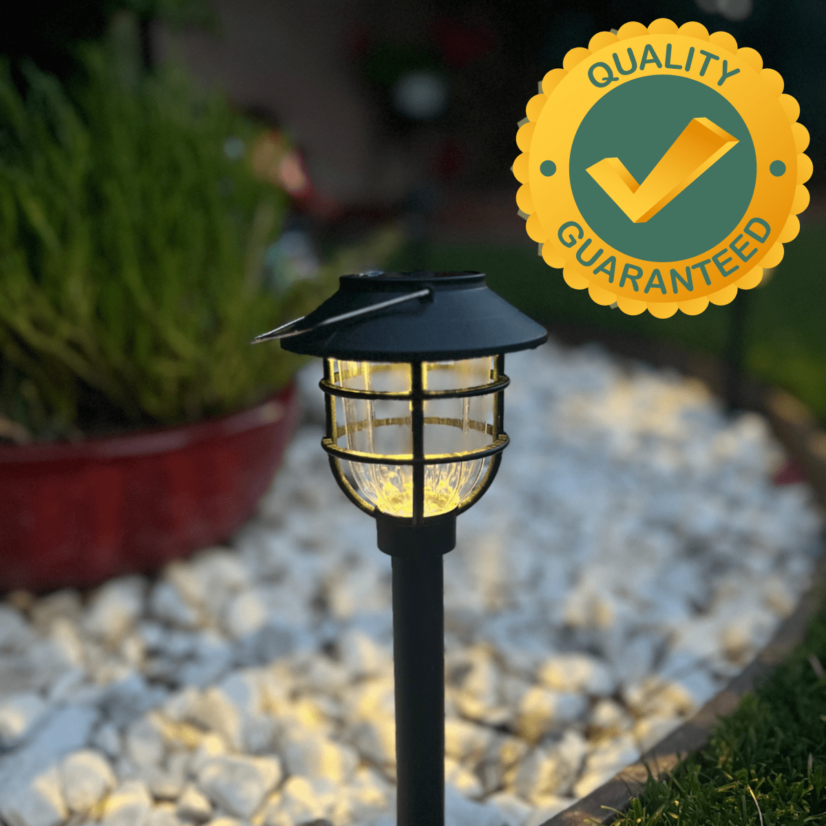 SOLARSPIKE – 2 Pack Solar Powered Pathway Lights for Outdoor Garden Illumination 6