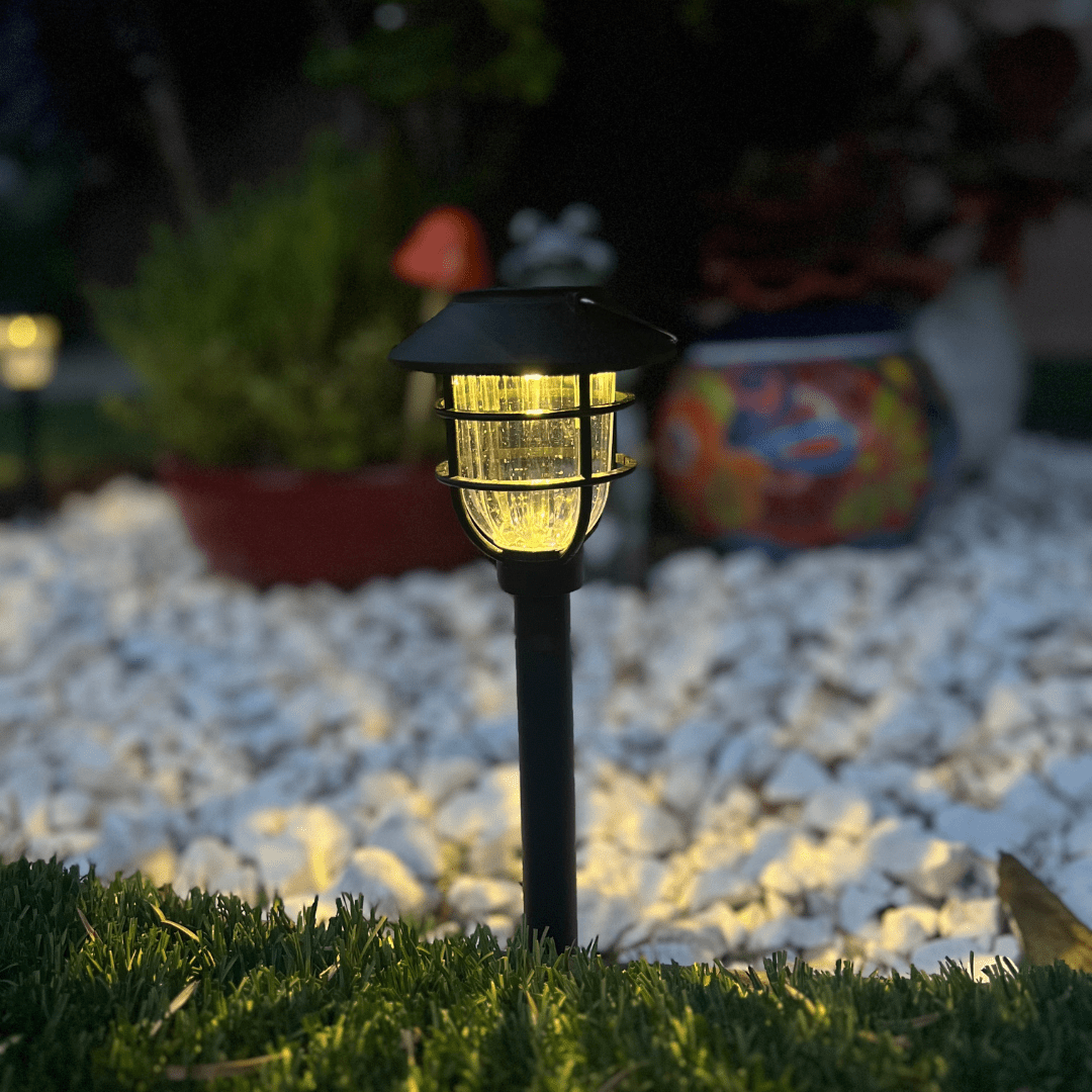 SOLARSPIKE – 2 Pack Solar Powered Pathway Lights for Outdoor Garden Illumination 7