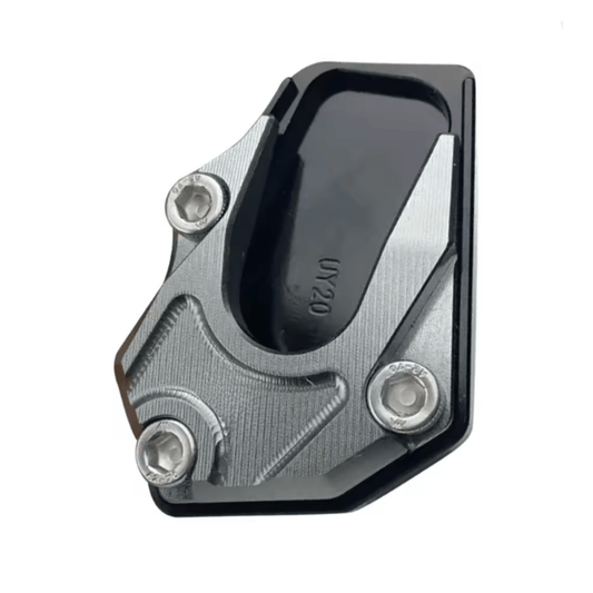 STABILIRIDE – Aluminum Motorcycle Kickstand Pad for Secure Parking 0