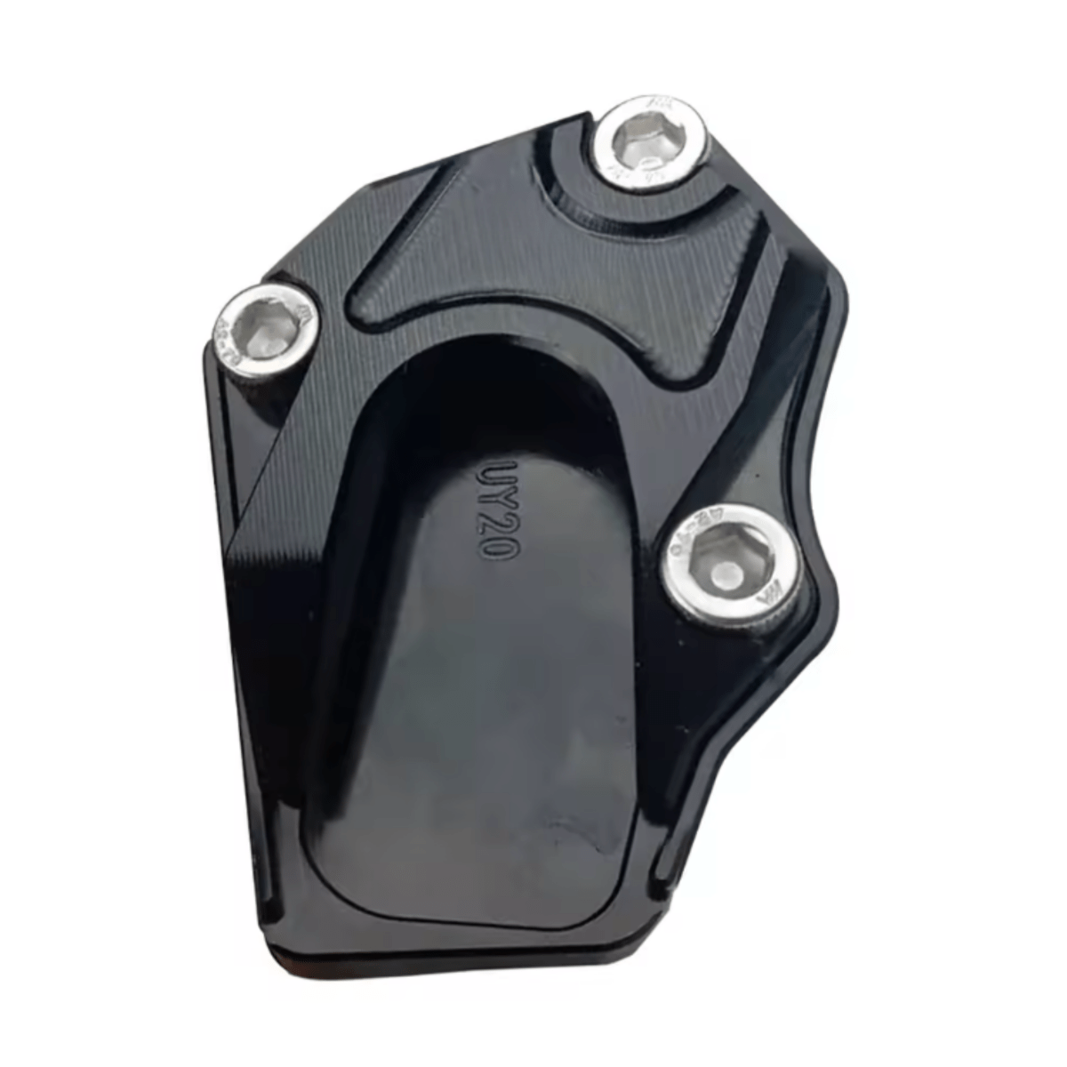 STABILIRIDE – Aluminum Motorcycle Kickstand Pad for Secure Parking 11