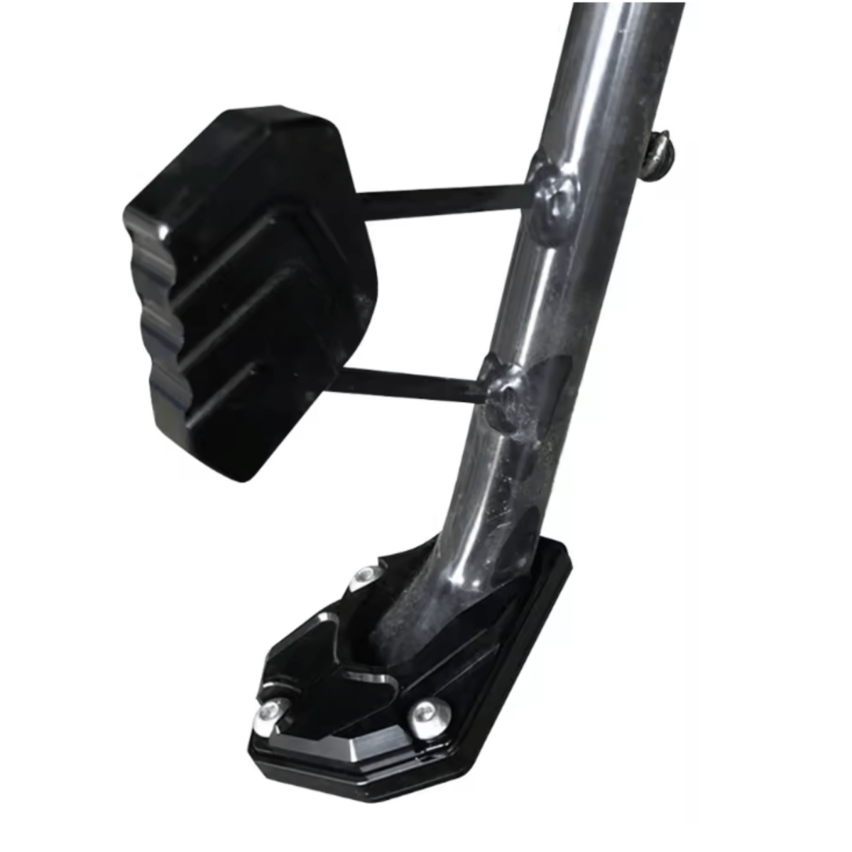 STABILIRIDE – Aluminum Motorcycle Kickstand Pad for Secure Parking 14