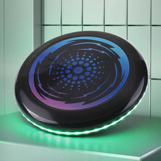 STARSPIN – LED Light-Up Frisbee for Nighttime Outdoor Play 0