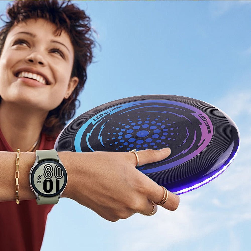 STARSPIN – LED Light-Up Frisbee for Nighttime Outdoor Play 1