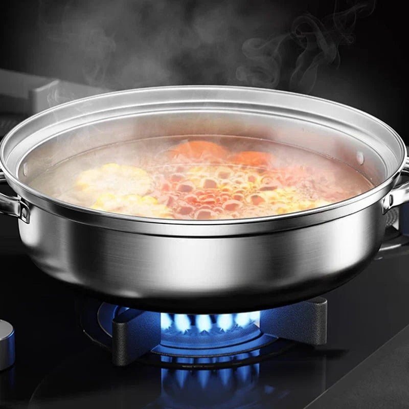 STEAMPRO – 3-Tier Stainless Steel Steamer with Clear Glass Lid 2