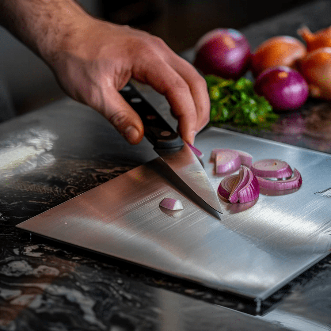 STEELCUT – Premium Stainless Steel Cutting Board for Hygienic & Durable Use 1