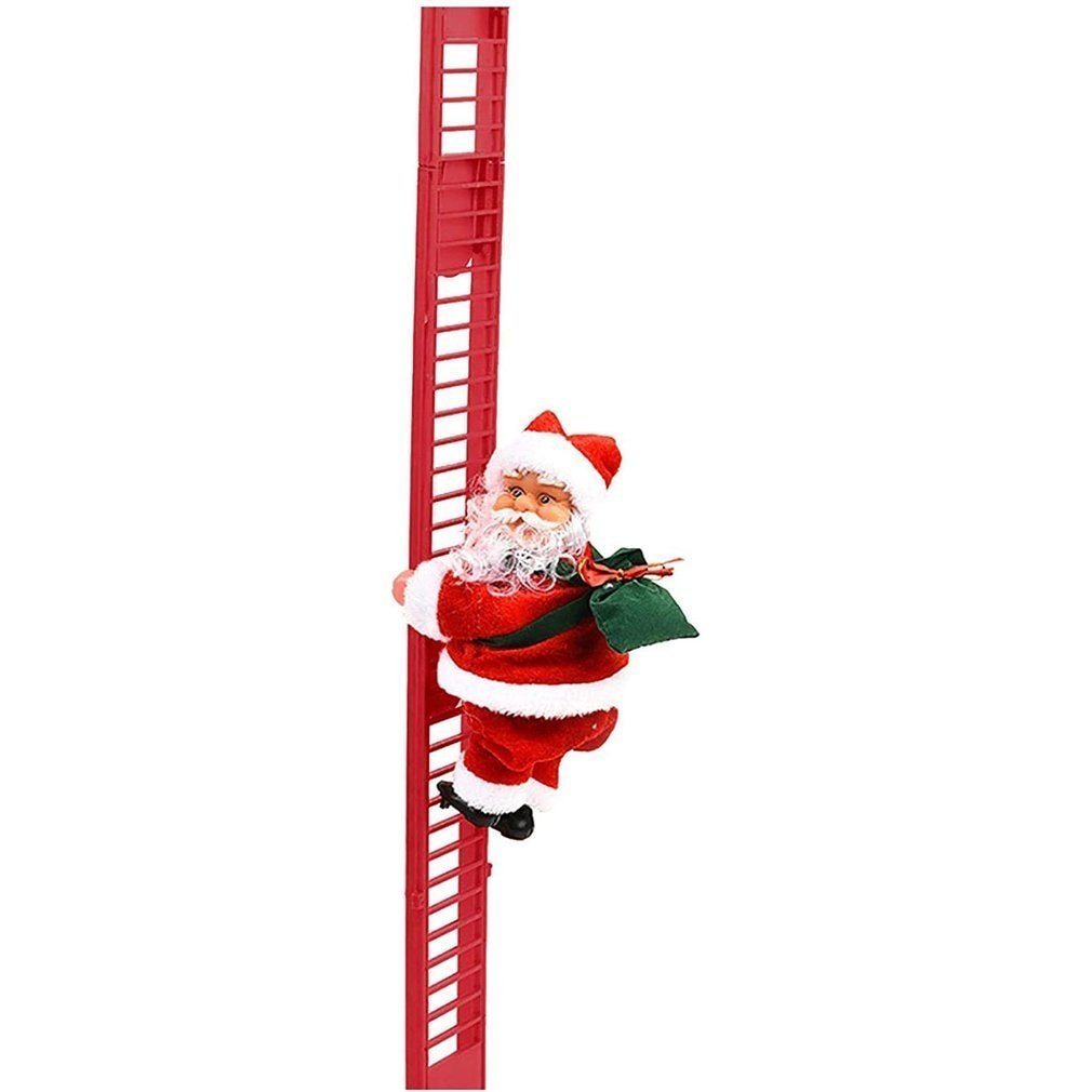 SantaClimb - Musical Christmas Decoration with Climbing Ladder & Cheerful Tunes 4