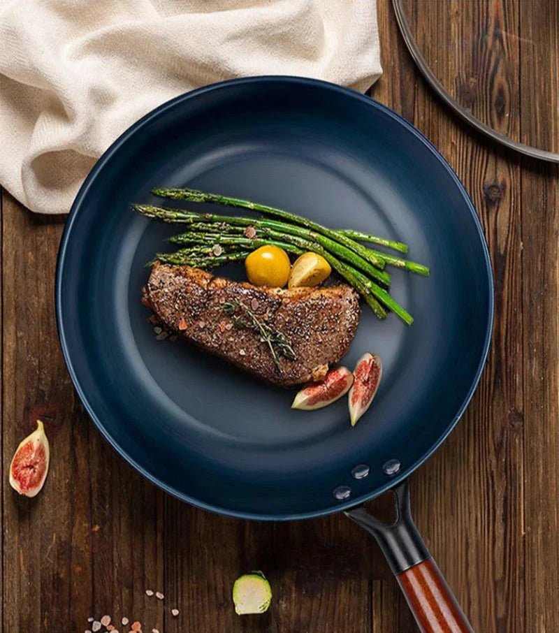 Ironcraft - Premium gietijzeren pan met afneembare beukenhouten steel
