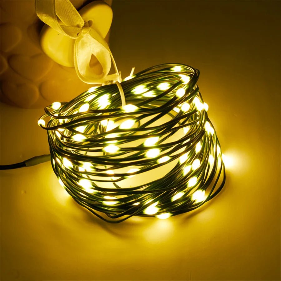 GLOWVINE – Warm LED Fairy Lights for Outdoor Garden Decoration