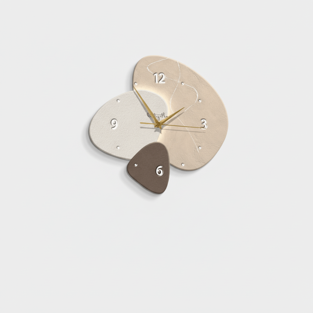 Scandinavian Wall Clock - Modern Design with Silent Operation for Home Decor 3