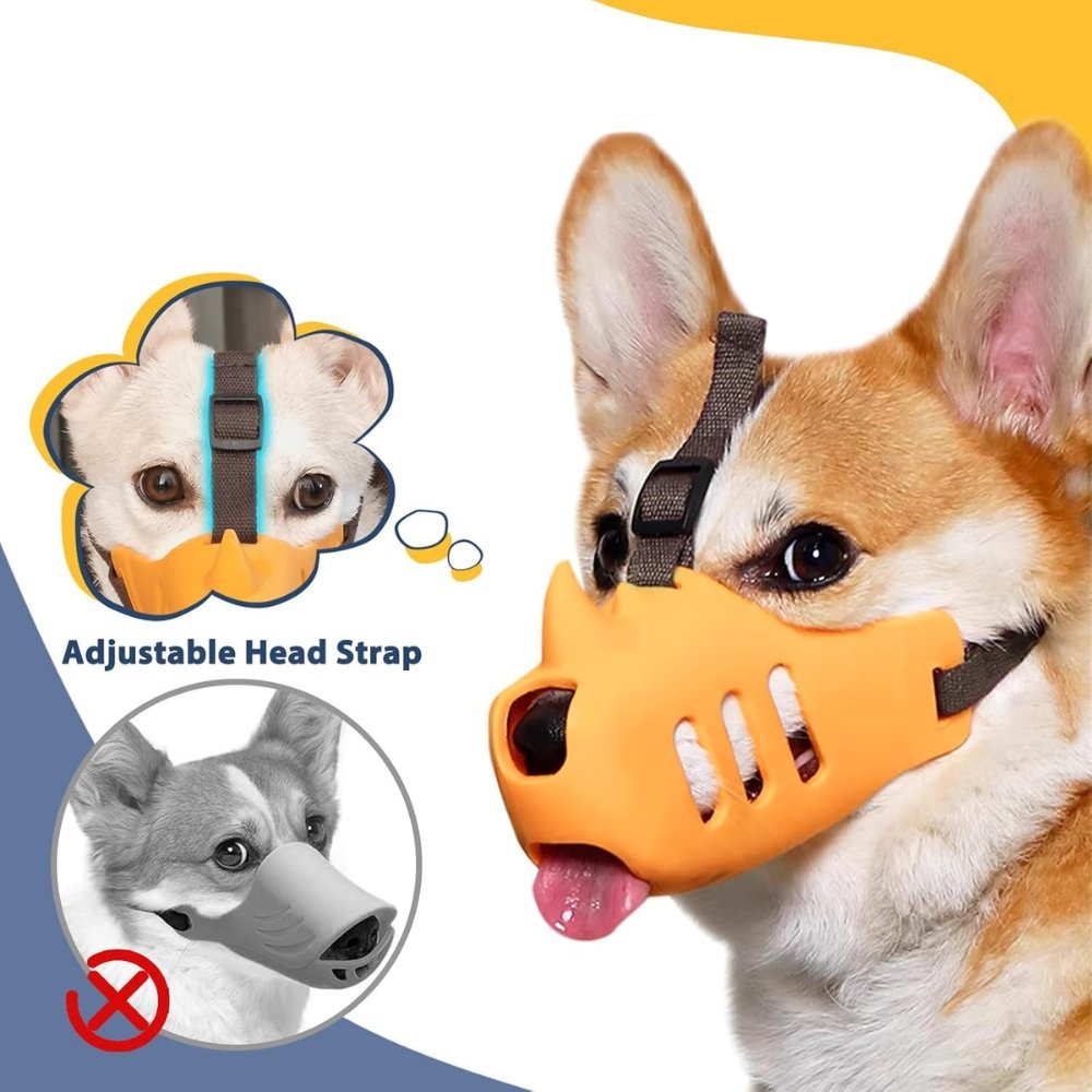 SecureGuard Adjustable Dog Muzzle - Custom Fit, Breathable & Durable Design 3